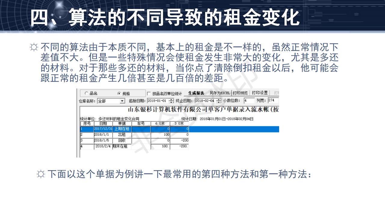 問(wèn)題14--租金算法